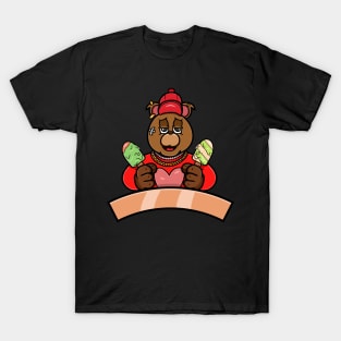 Bear Ice Creams Cartoon Mascot T-Shirt